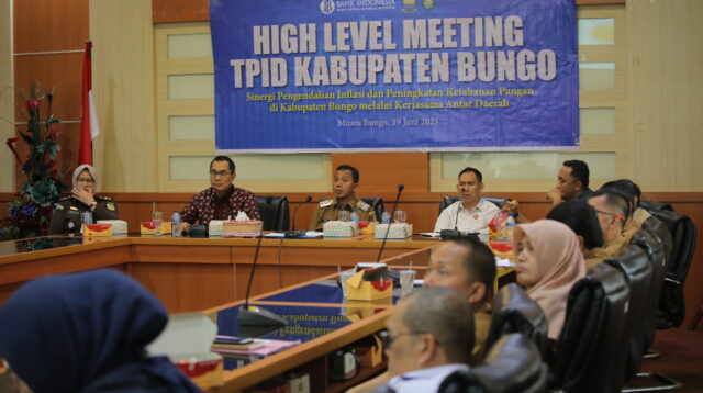 Kpw Bi Jambi Laksanakan HLM Pengendalian Inflasi Pangan Dan Penguatan Koordinasi GNPIP Kabupaten Bungo