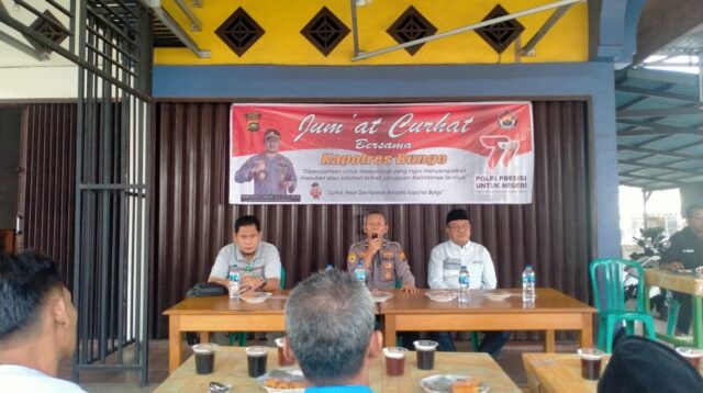 Jumat curhat, Warga Keluhkan Anak suka di Warnet dan Perjudian Domino-Siti halimajambi-independent.co.id-