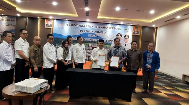 Pemkab Kerinci Tandatangani Kesepakatan Bersama PT EDC Indonesia. Sumber Jambi Ekspres