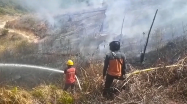 Puluhan Hektar Lahan Terbakar, 166 Titik Panas Tersebar Di Kabupaten Tebo Dan Bungo